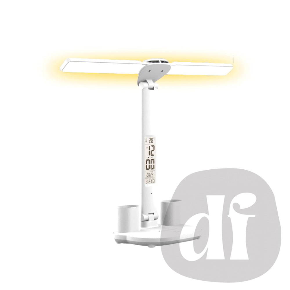Wielofunkcyjna lampa biurkowa LED.